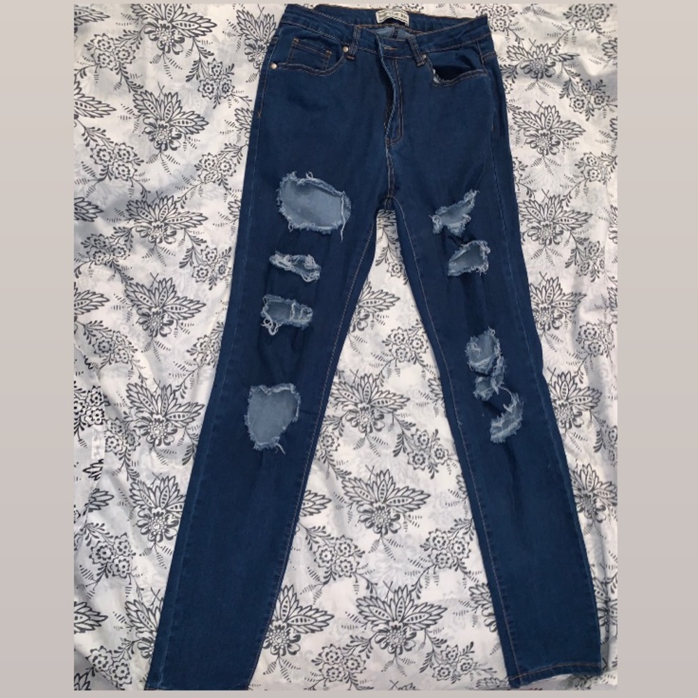 Distressed Jeans